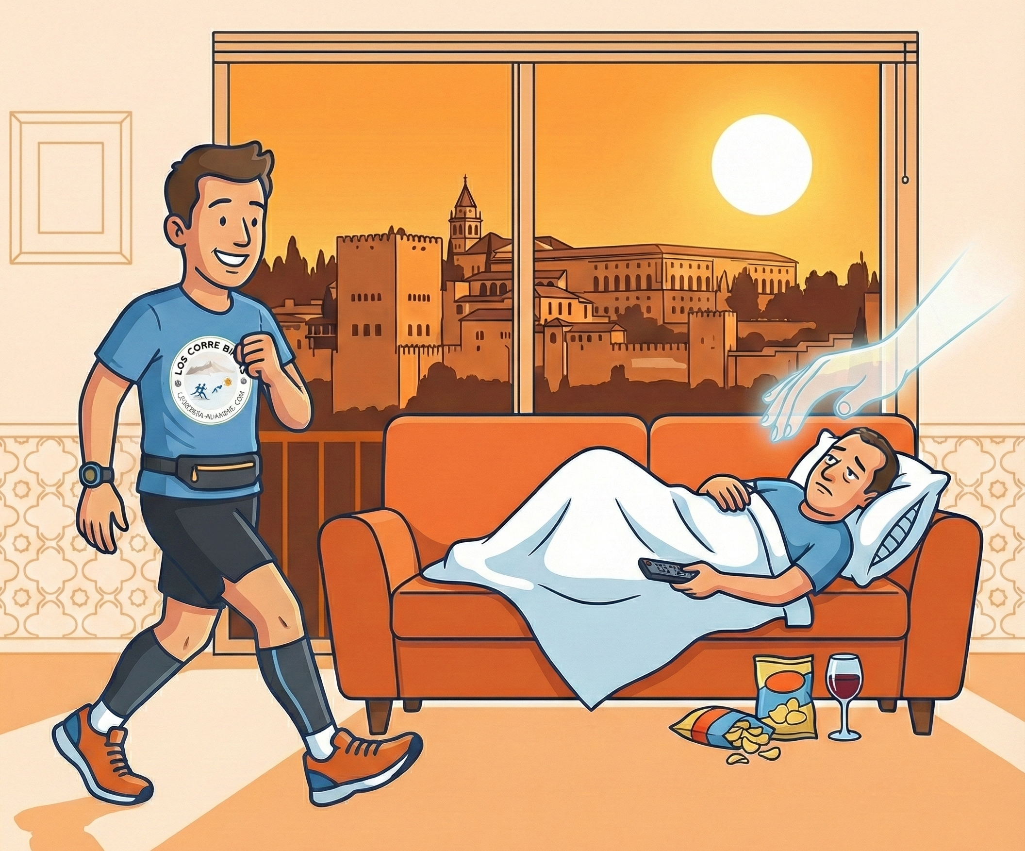 Hábitos saludables en pareja y running